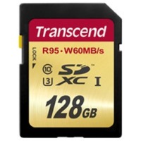 Карта памяти TRANSCEND SDXC 128 GB UHS-I Ultimate U3 (R95, W60MB/s)