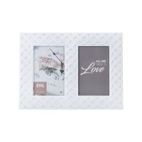 Рамка EVG FRESH GOLLAGE 2*10X15 6017 White
