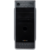 Comp.housing LOGICPOWER 1702 400W Black case chassis cover
