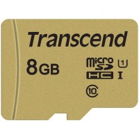 карта памяти TRANSCEND microSDHC 500S 8GB UHS-I UI + ad