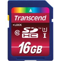 Карта памяти TRANSCEND SDHC 16 GB