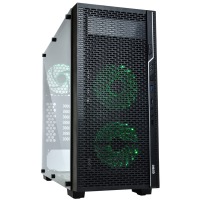 Комп.корпус QUBE без БП QBF26 ARMOR 256C Black-RGB