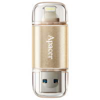 флеш-драйв APACER AH190 32GB Lightning Dual USB 3.1 Золотистый