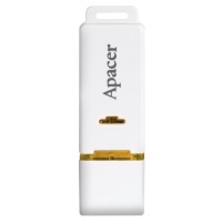 флеш-драйв APACER AH223 4GB Белый/Желтый