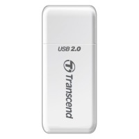 Кардридер TRANSCEND Cardreader TS-RDP5W 5-in-1USB 2.0 Белый