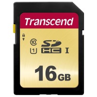 Карта памяти TRANSCEND SDHC 500S 16GB UHS-I U1