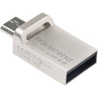 флеш-драйв TRANSCEND JetFlash OTG 880 32GB Metal Silver USB 3.0