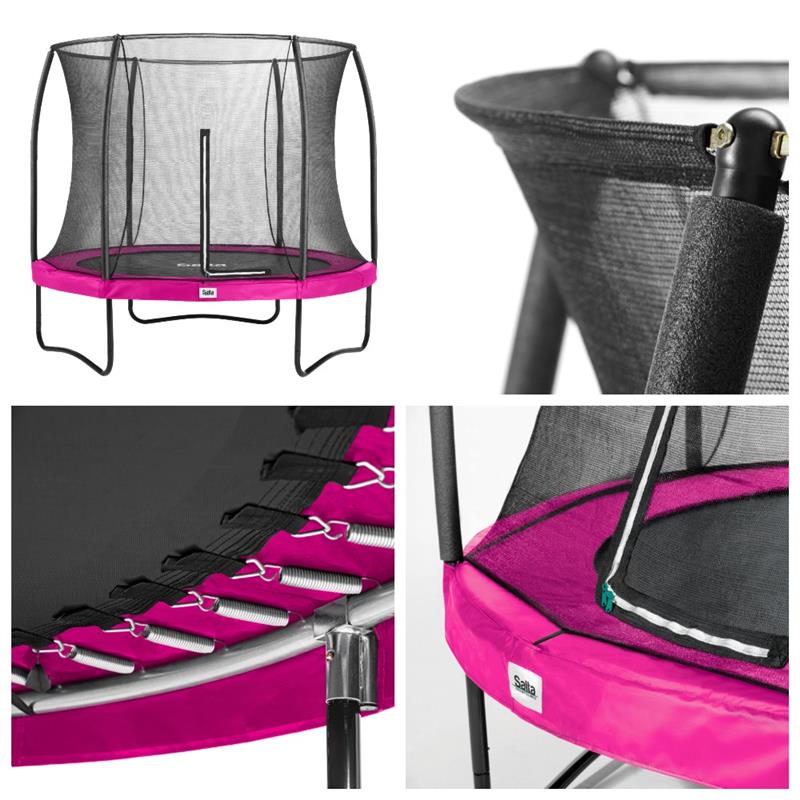 Батут Salta Comfort Edition круглый 213 см Pink