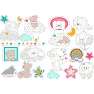 Nattou Decorative стикери Mia and Базиль 562287