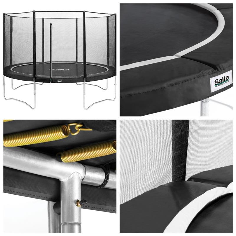 Батут Salta COMBO круглый 427 см Black