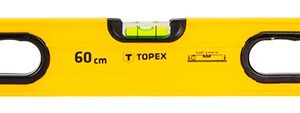 Topex 29C602 Уровень алюминиевый, тип 600, 60 см, 3 глазка