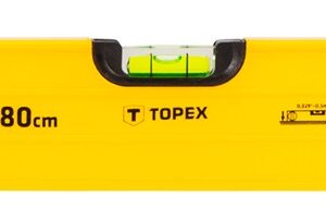 Topex 29C603 Уровень алюминиевый, тип 600, 80 см, 3 глазка