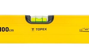 Topex 29C604 Уровень алюминиевый, тип 600, 100 см, 3 глазка