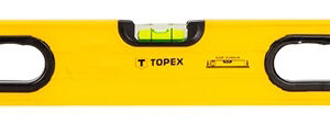 Topex 29C605 Уровень алюминиевый, тип 600, 120 см, 3 глазка