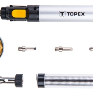 Topex 44E108 Микрогорелка 12 мл, в комплекті насадки