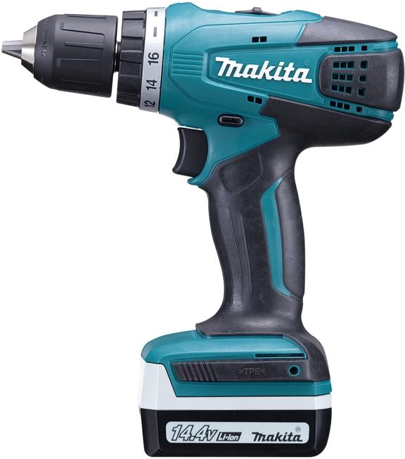 Makita DF347DW, 14.4В, 1.3Ач, G-battery, 1.4кг