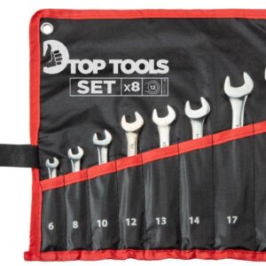 Top Tools Набор ключей комбинированных, 6-19 мм, набор 8 шт.