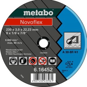 Metabo Круг отрезной Novoflex 230x3,0x22,23 сталь, TF 41