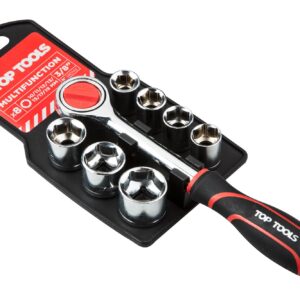 Top Tools Набор сменных торцевых головок, 3/8", 8 шт.