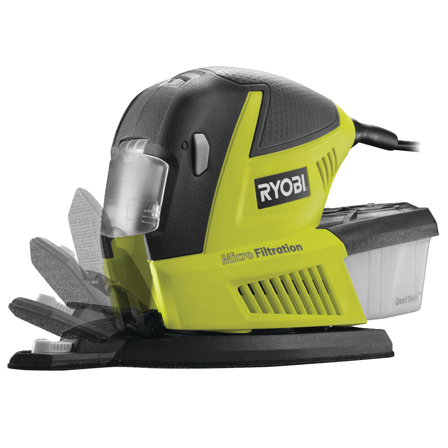 Ryobi Дельташлифмашина RMS180-SA30 180Вт + 30 шлиф.аркушів