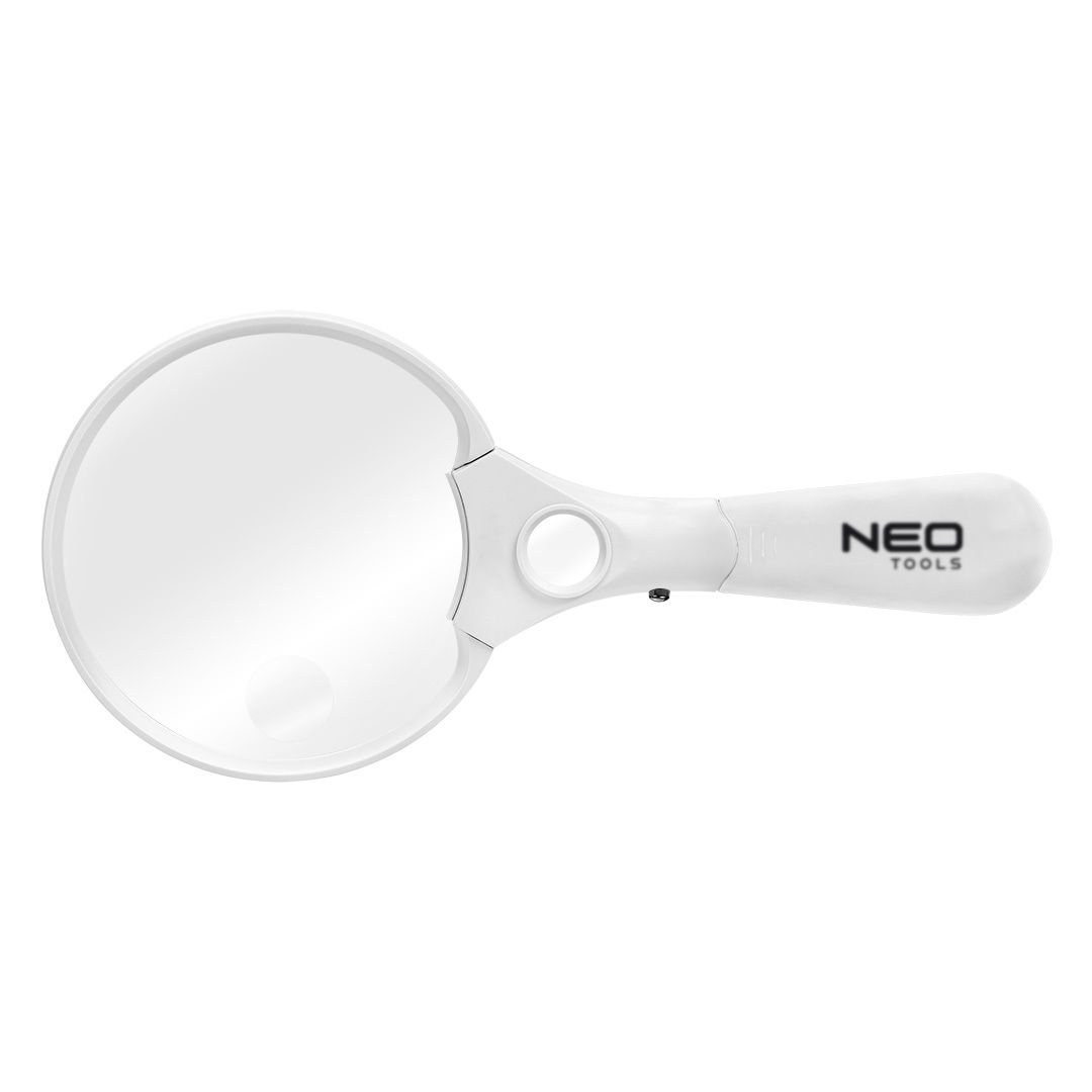 Neo Tools Лупа, 3 ступеня збільшення, LED підсвічування