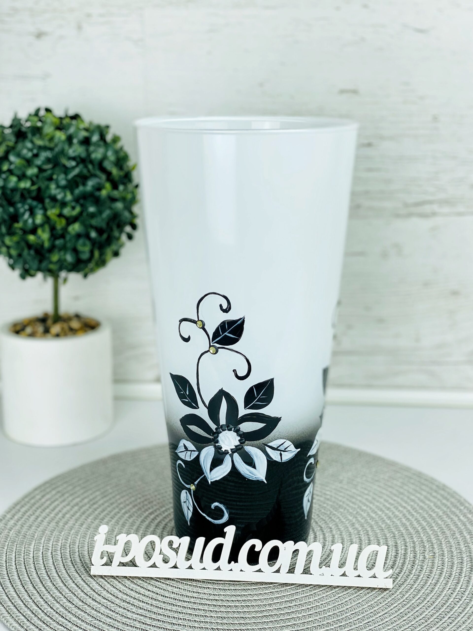 Vase Symphony 31,5 cm GlassStyle Х025/1 Symphony