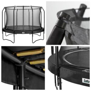 Батут Salta Premium Black Edition COMBO круглый 396 см 628