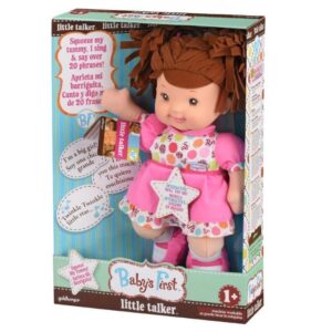 Кукла Baby’s First Little Talker Учись говорить (брюнетка)