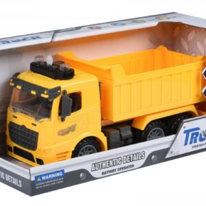 Машинка инерционная Same Toy Truck Самоскид жовтий зі світлом і звуком 98-611AUt-1