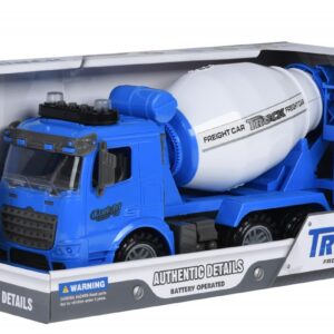 Машинка инерционная Same Toy Truck Бетономішалка синя зі світлом і звуком 98-612AUt-1