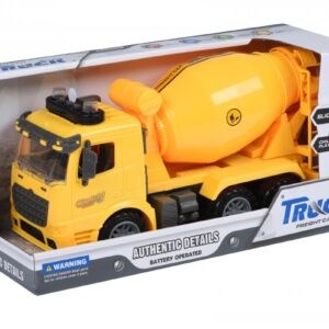 Машинка инерционная Same Toy Truck Бетономішалка жовта зі світлом і звуком 98-612AUt-2