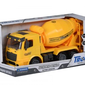Машинка инерционная Same Toy Truck Бетономішалка жовта 98-612Ut-1