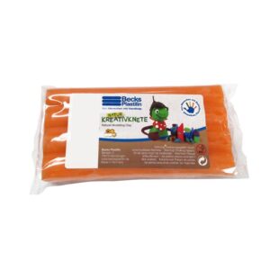 Пластилин восковой Becks Plastilin 250г оранжевый B100086