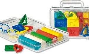 Пластилин классический Becks Plastilin 500г 5 цветов с аксессуарами кейс B100352