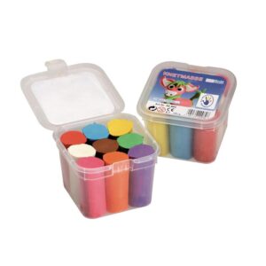 Plasticine classical Becks Plastilin 450г 9 colors at bucket B100353