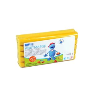 Пластилин классический Becks Plastilin 250г желтый B100465