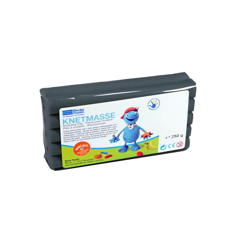 Plasticine classical Becks Plastilin 250г the black B100476