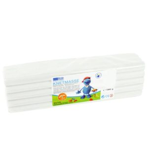 Пластилин классический Becks Plastilin 1000г белый B100492