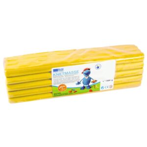 Пластилин классический Becks Plastilin 1000г желтый B100493