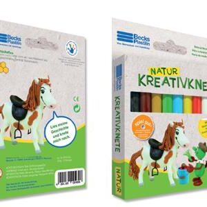 Пластилин восковой Becks Plastilin 150г 8 цветов B101558