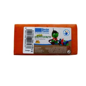 Пластилин восковой Becks Plastilin 86г оранжевый B102344