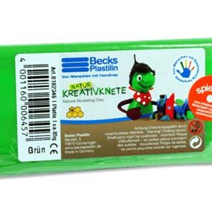 Пластилин восковой Becks Plastilin 86г зеленый B102346