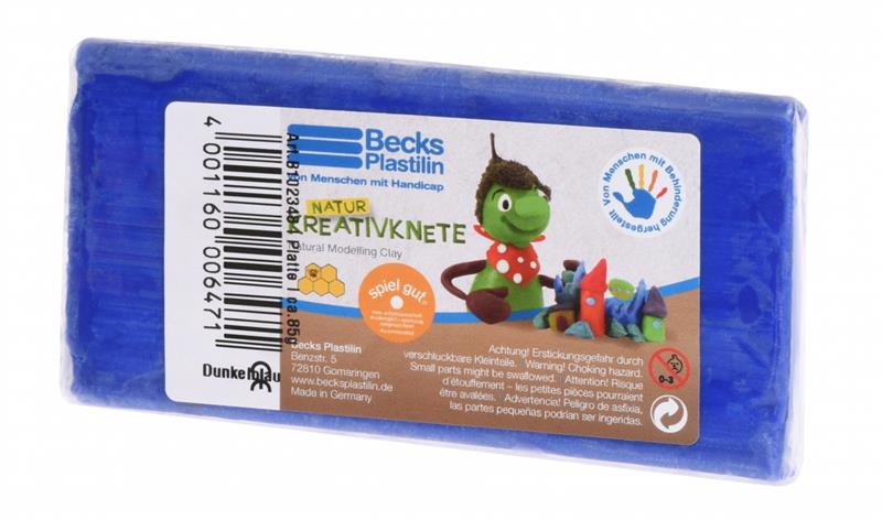 Пластилин восковой Becks Plastilin 86г темно-синий B102348