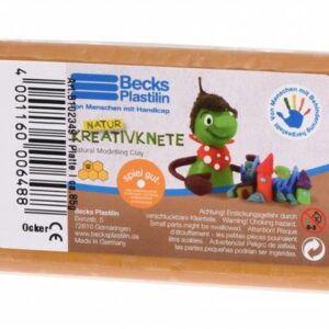 Пластилин восковой Becks Plastilin 86г охра B102349