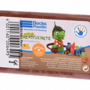 Пластилин восковой Becks Plastilin 86г коричневый B102350