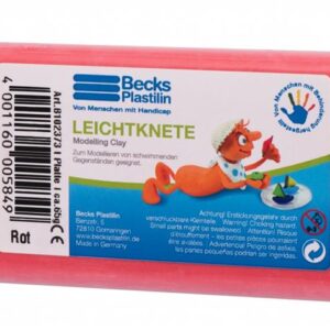 Пластилин плавающий Becks Plastilin 65г красный B102373