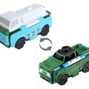 Машинка-трансформер Flip Cars 2 в 1 Водовоз і Позашляховий пікап