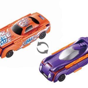 Машинка-трансформер Flip Cars 2 в 1 Огненный спорткар и Мощный спорткар