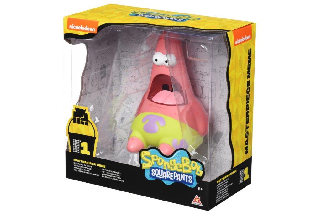 Игровая фигурка SpongeBob Masterpiece Memes Collection Surprised Patrick