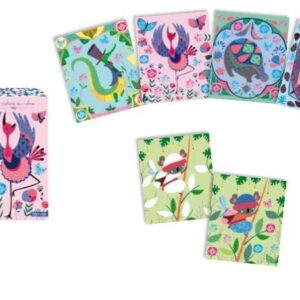 Cards with stamps Janod Favorite animals J07819